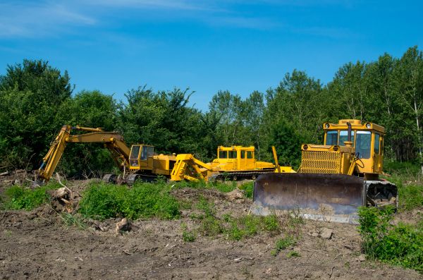 Bulldozer Clearing in Tomball